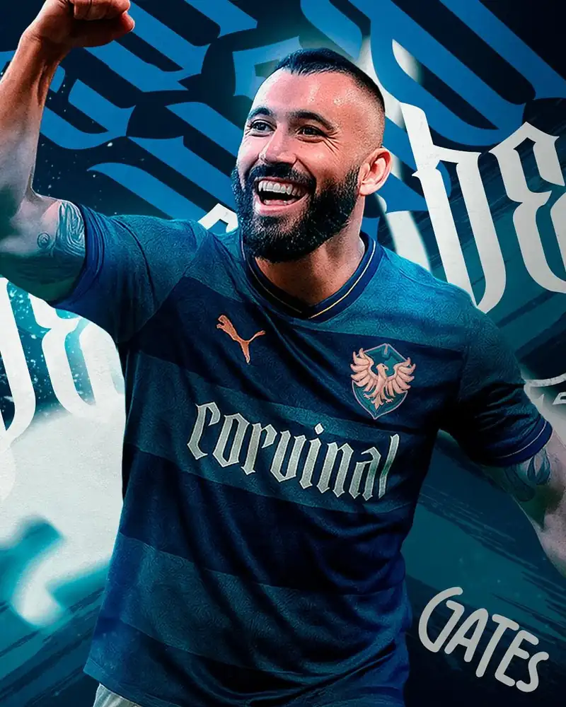 Retrato de campanha com a camisa da Corvinal, vestida pelo próprio autor