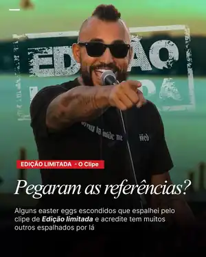 Pegaram as referências?, peça de Edição Limitada por Vitor Gates
