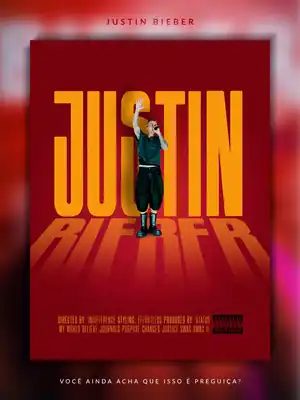 Justin Bieber, peça de Key art por Vitor Gates