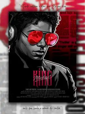 King, peça de Key art por Vitor Gates