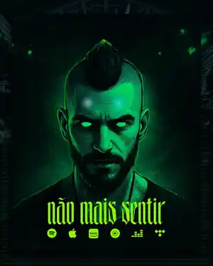 Capa do single, peça de Não Mais Sentir por Vitor Gates