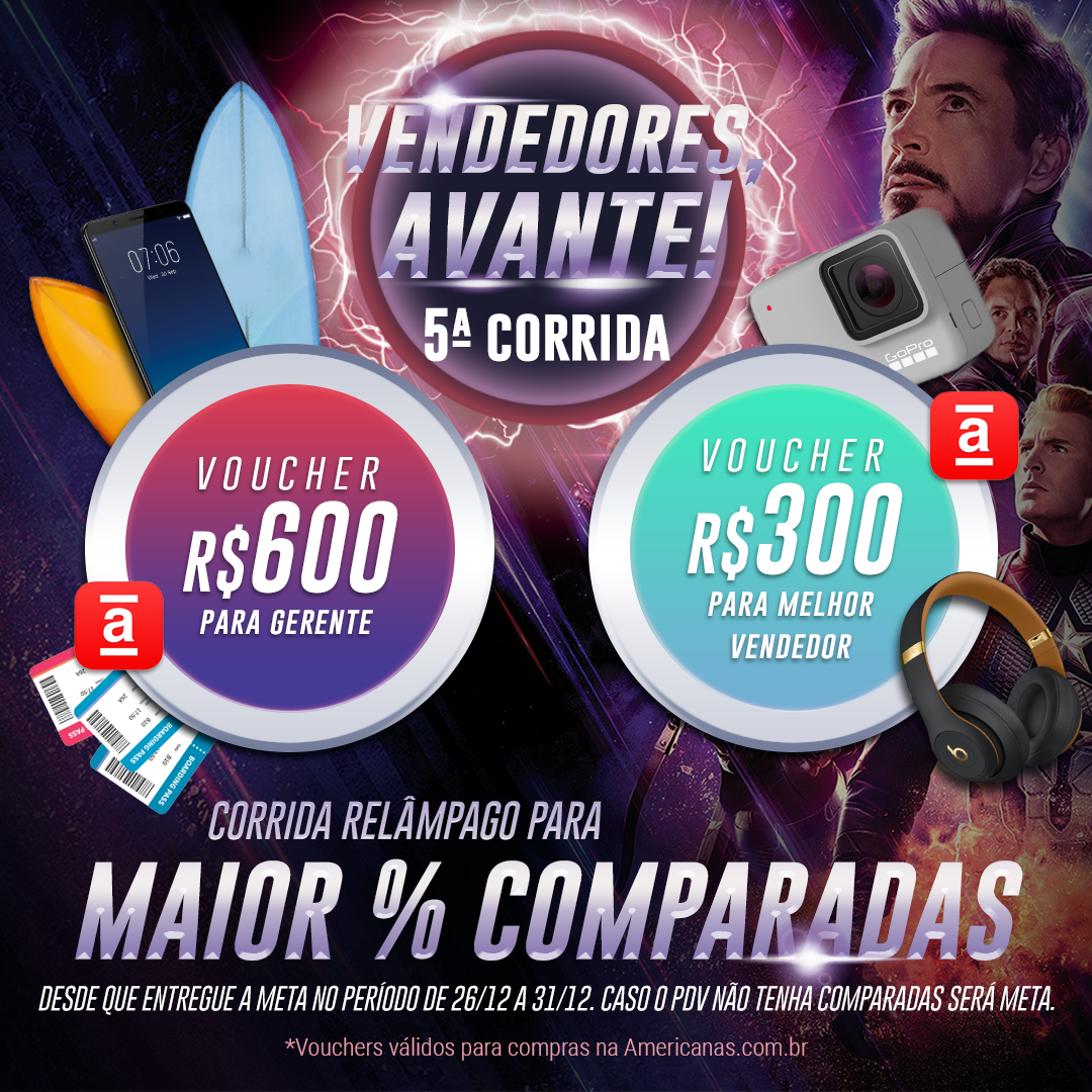 Corrida 5 Vendedores